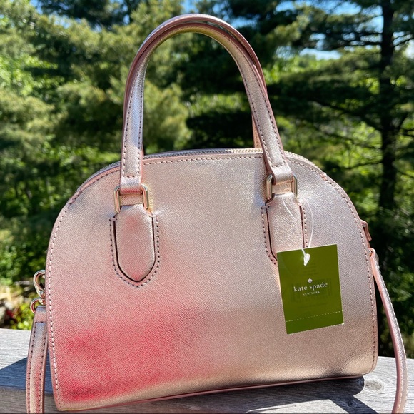 Kate Spade Reilly Rose Gold Satchel - Picture 6 of 8